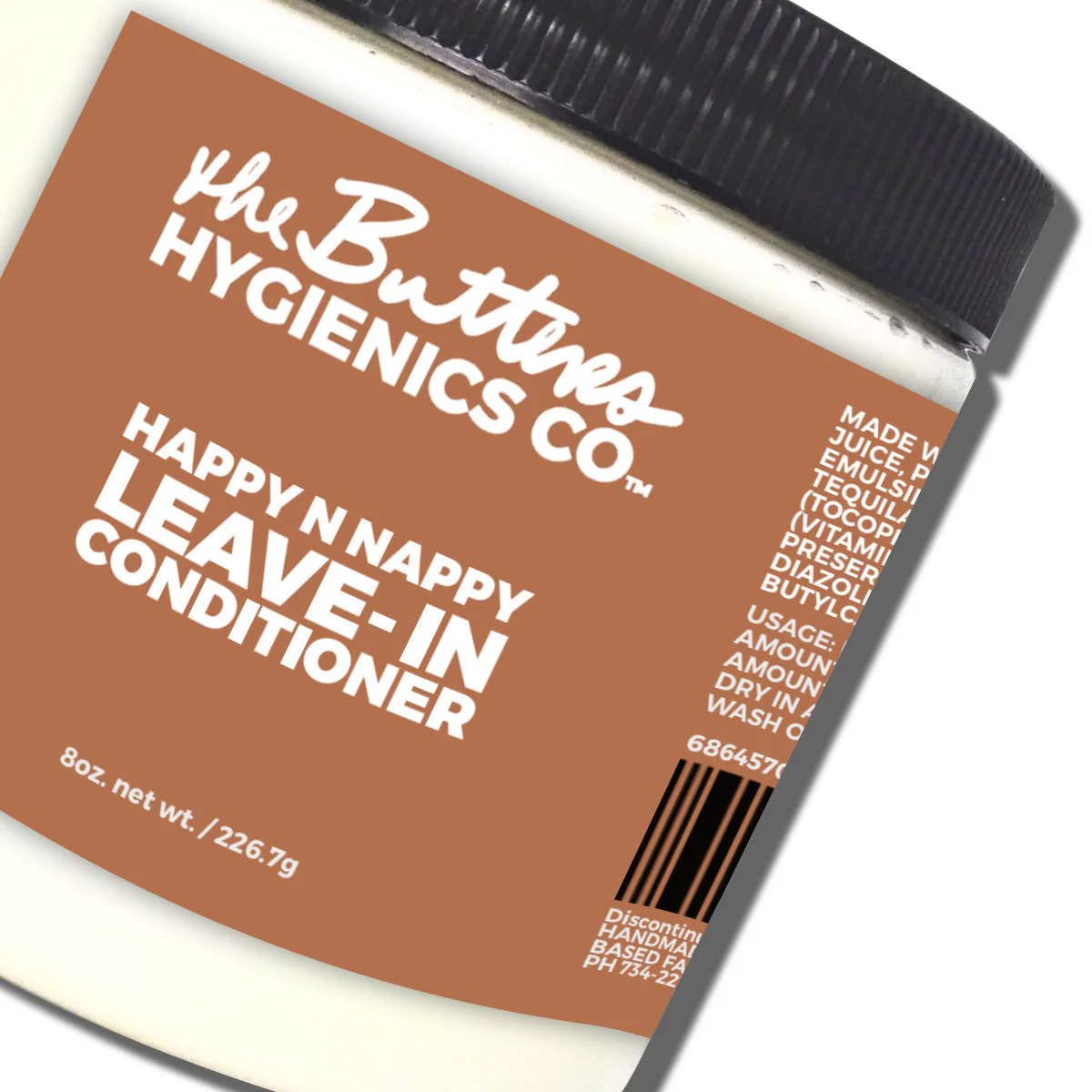 Nappy N' Happy Deep Conditioning Leave-In | Agave X Avocado Oil 🥑 - Image 3