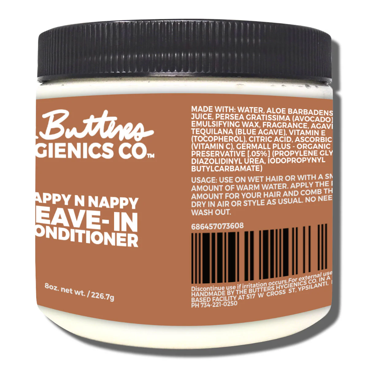 Nappy N' Happy Deep Conditioning Leave-In | Agave X Avocado Oil 🥑 - Image 5